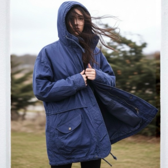 Woman Navy Blue Light Wight Jacket - Picture 2 of 14